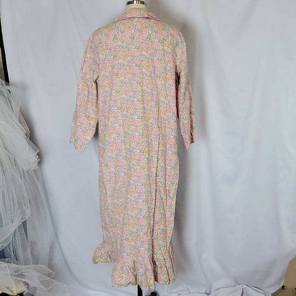 Radlee vintage floral flannel nightgown, 44 - Picture 6 of 8